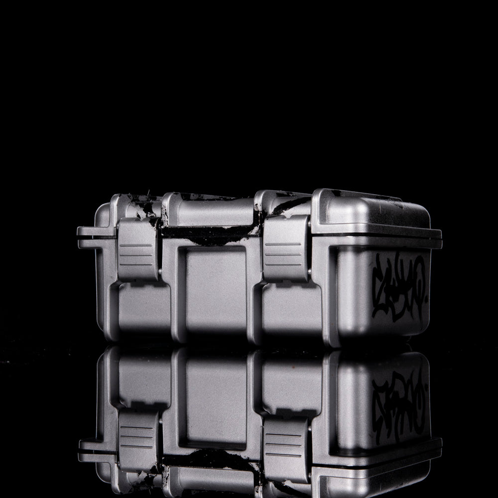 Sykotik Designs Collab Silver Spiral Case