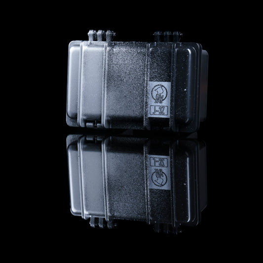 Sykotik Designs Collab Black with Silver Overspray Case