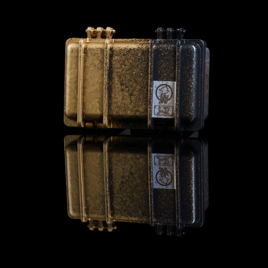 Sykotik Designs Collab Black with Gold Overspray Case