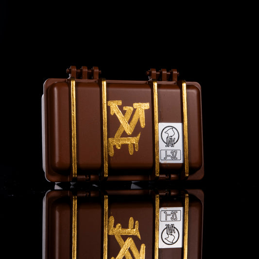 Sykotik Designs Collab "LV" Gold Accent Case