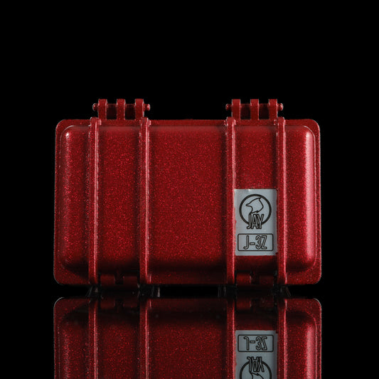 Sykotik Designs Collab Red Sparkle Case