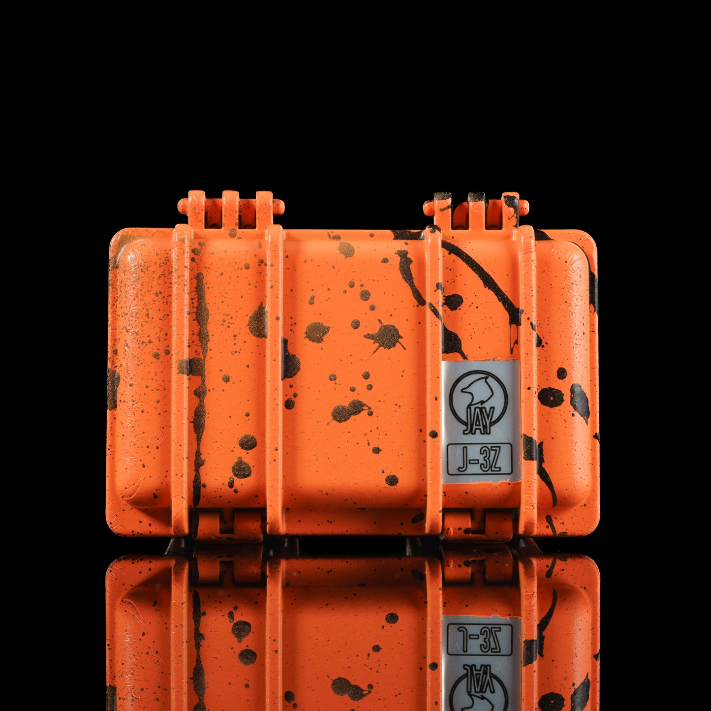Sykotik Designs Collab Orange Splatter Case