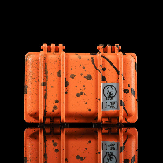 Sykotik Designs Collab Orange Splatter Case