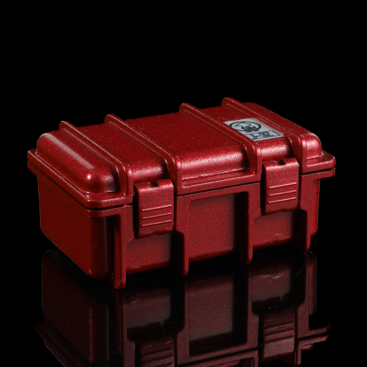 Sykotik Designs Collab Red Sparkle Case